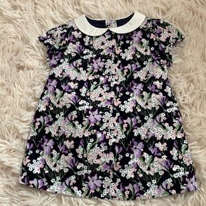 Janie and Jack floral corduroy dress